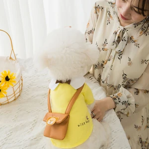 Dog Clothes for Small Cat Supplies Funny Summer Dog Vest for Pet Clothes Pomeranian Clothes Xs-xxl Corgi Cartoon Casual Puppy