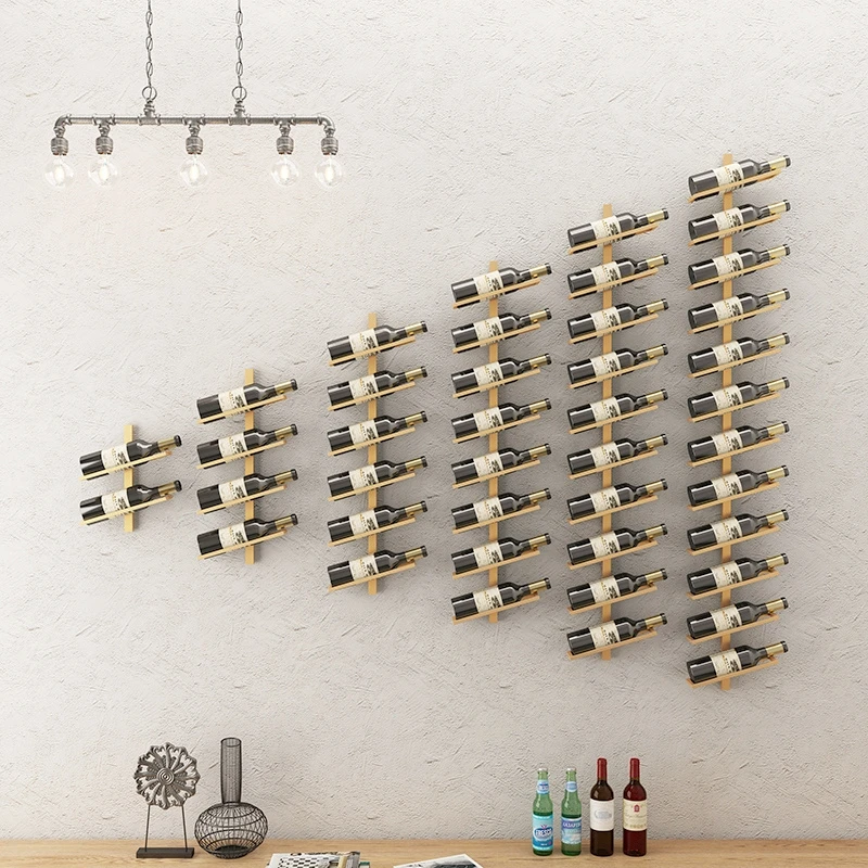 

Tilt right 8-layer Wine rack wall mounted wine rack wall mounted wine cabinet decoration rack wine rack wall mounted creative