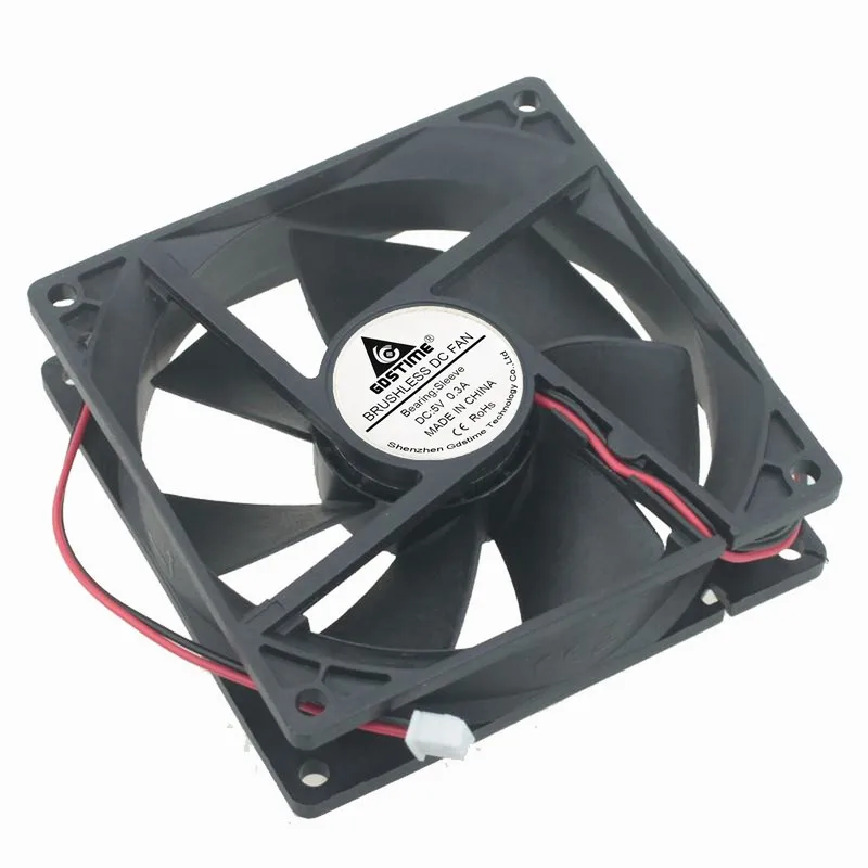 Бесшумная безщеточная охлаждающая муфта 5 в пост. Тока 12 В 24 2pin 9225 9 см 90 мм