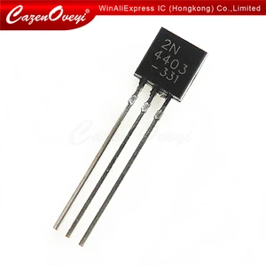 50pcs/lot 2N4401 4401 2N4403 4403 TO-92 triode Transistor In Stock