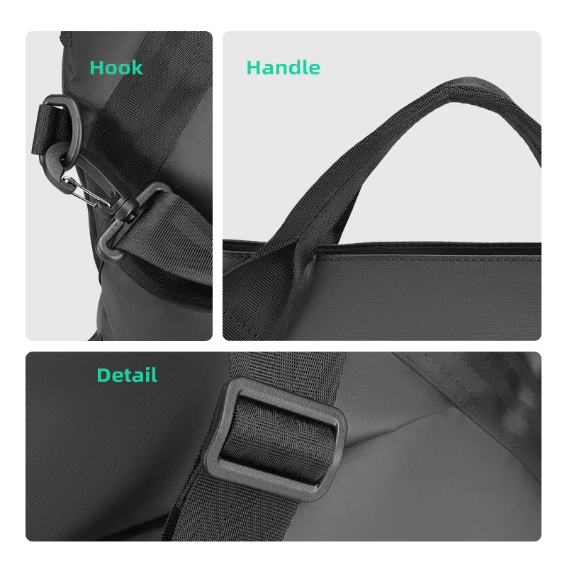 

MARK RYDEN Convertible Crossbody Bag Oxford Water Resistant Shoulder Sling Bag Mens