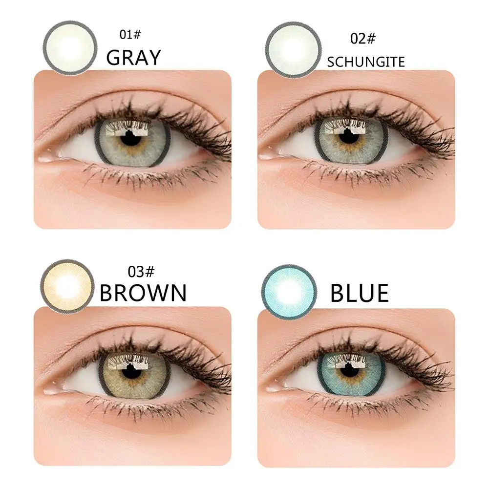 

Для мужчин Для женщин Для мужчин натуральные простые Стекло контактные линзы Повседневное глаз Красота макияжные очки косметический инстр...