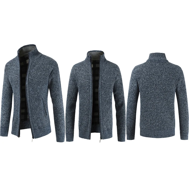 Hemiks, мужская повседневная куртка, зимняя, с капюшоном, Weatshirts, кардиган на молнии, с длинным рукавом, мужские вязаные пальто, куртка на молнии, кардиганы