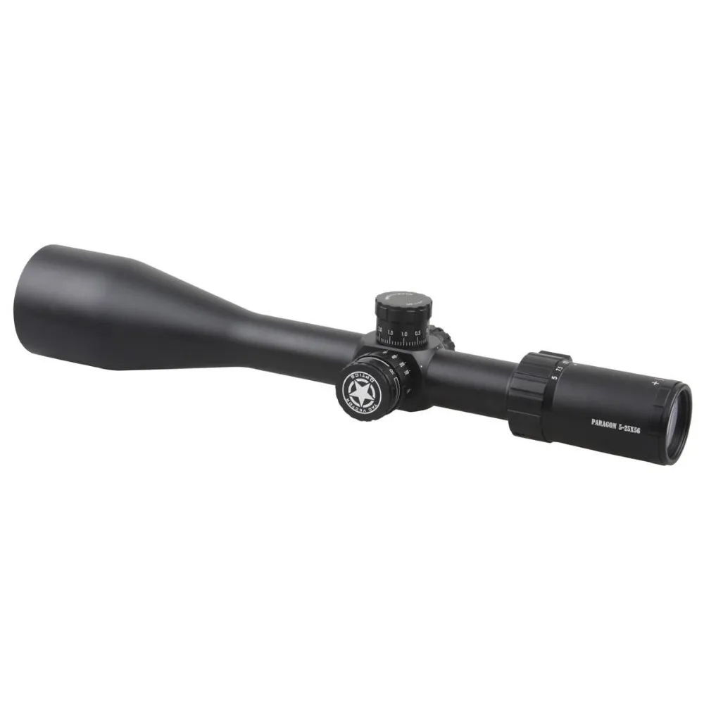 Vector Optics Paragon 5-25x56 Tactical 1/10 MIL Riflescope Sight with High Quality German Glass Reticle Honeycomb Sunshade Lock