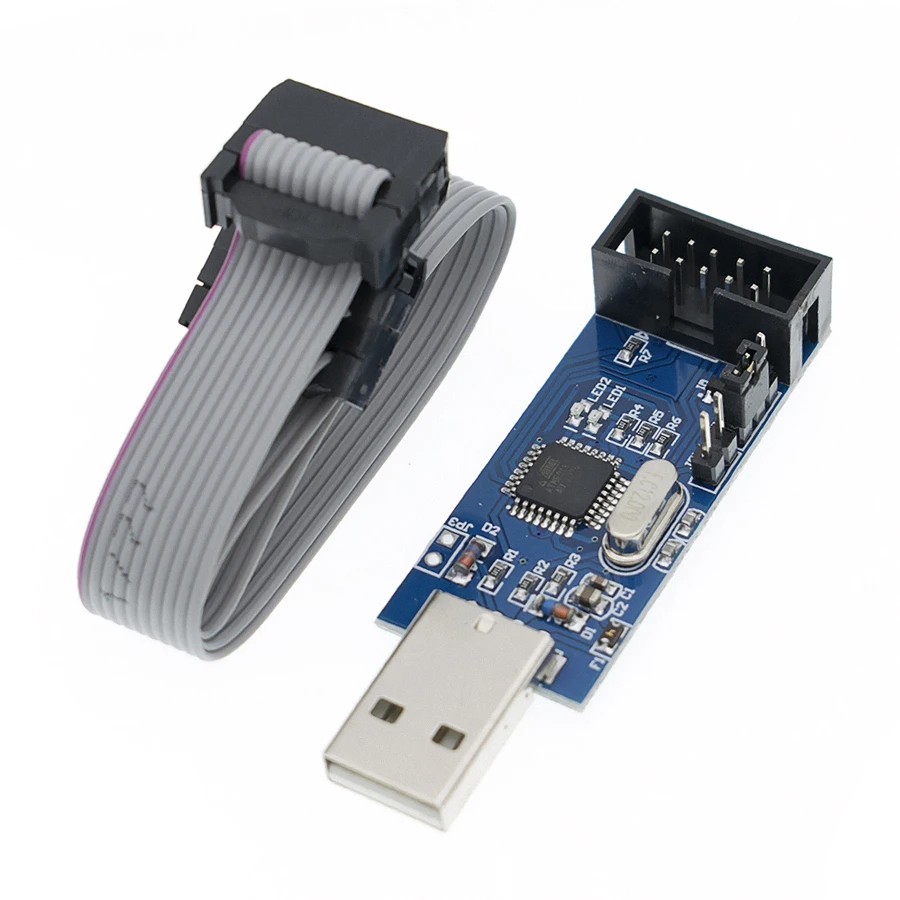 Программатор USB ISP ASP ATMEGA8 ATMEGA128 с поддержкой Win7 64K 1 шт.|avr programmer|usb ispisp programmer |