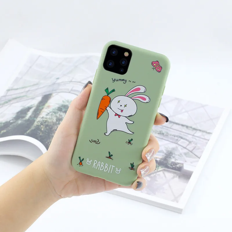 USLION чехол для телефона с забавным динозавром из мультфильма для iPhone 11, 6, 7, 8 Plus, X, XR, XS, Max, милый чехол для iPhone 6 Plus, мягкий силиконовый чехол