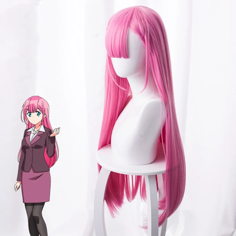 Anime We Never Learn Cosplay Wigs Mafuyu Kirisu Synthetic Wig Hair Halloween Party Bokutachi wa Benkyou ga Dekinai | Тематическая