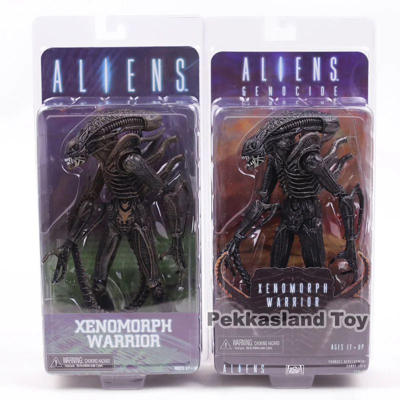 Инопланетянин NECA геноцида Series 5 / 1 Xenomorph Воин черного желтого цвета из ПВХ