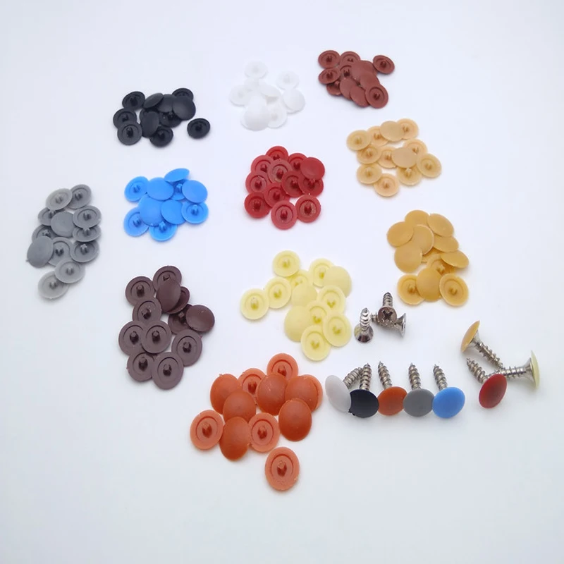 100 шт. пластиковые колпачки с отверстиями для мебели и автомобиля|Винты| |