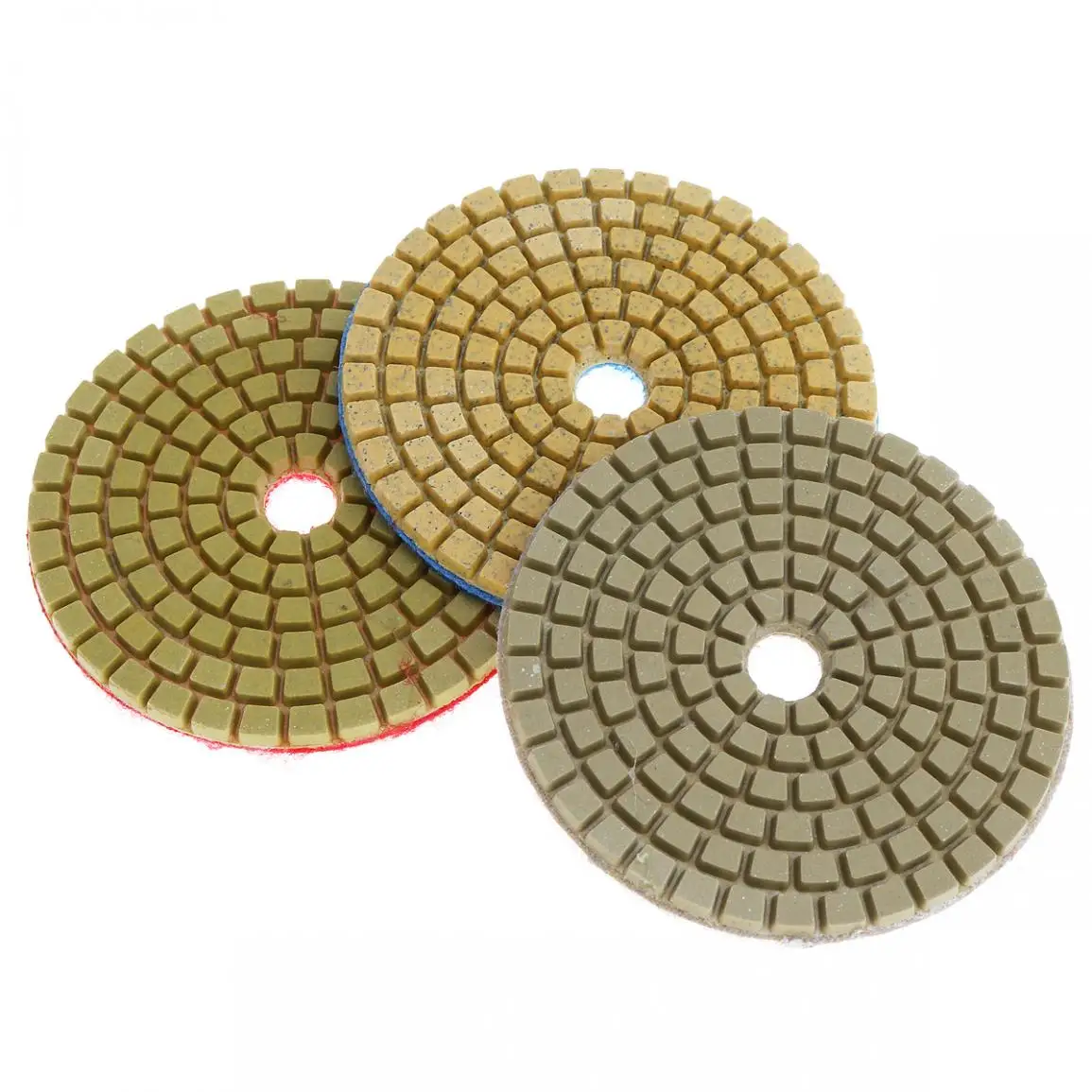 

10pcs/set 3 Inch Flexible Wet Stone Polishing Disc Wheel with Sticky Plate Pad for Diamond Marble Granite Polishing Tool