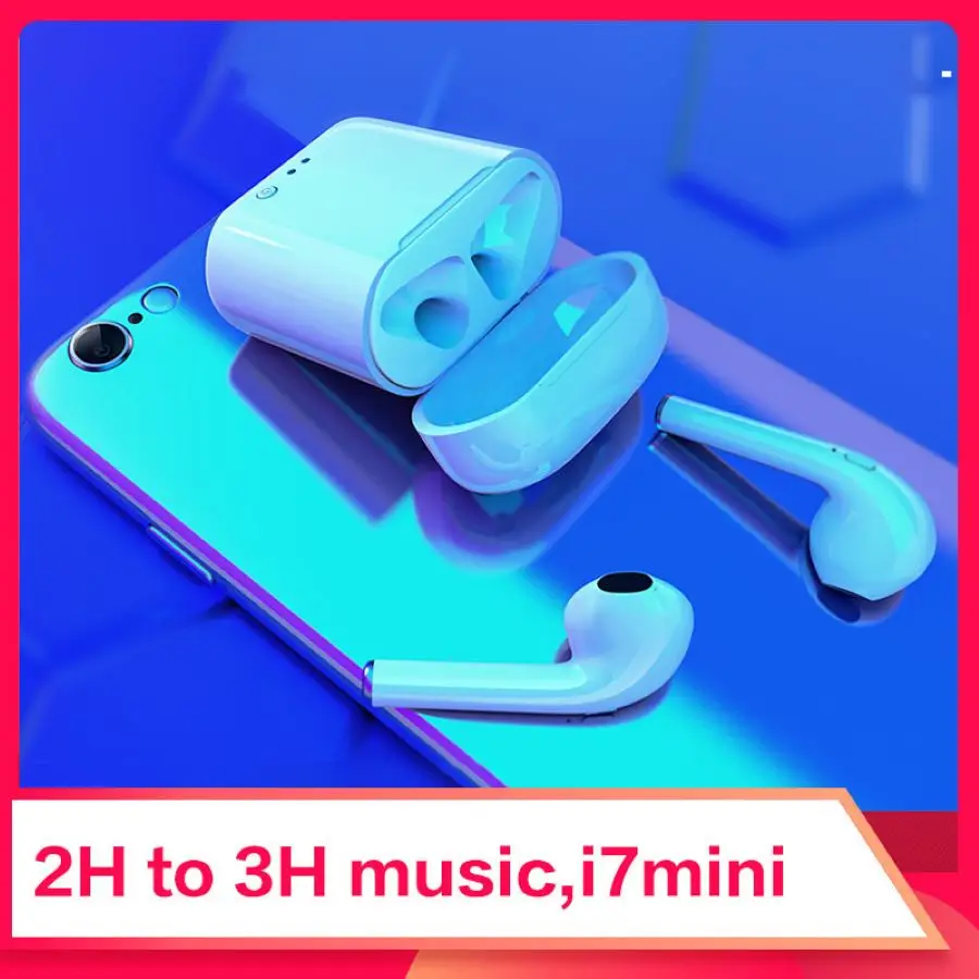 

I7mini I12tws Bluetooth Headset Stereo Earbud Wireless In-Ear Earphone 5.0 Bluetooth With Charging Box Mic