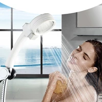 saving water shower head high pressure abs with stop switch handheld spa shower head resistance to falling massage nozzl
