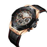 bennevis mens quartz watch top brand luxury watch mens business leather waterproof watch gift for boyfriend couple wristwatch