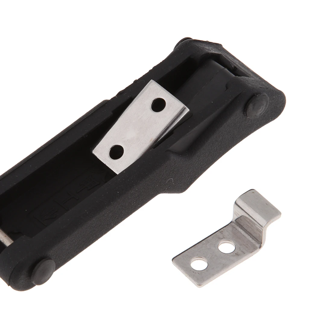 

Universal Rubber Flexible Black Soft Draw Latches Boat Marine RV