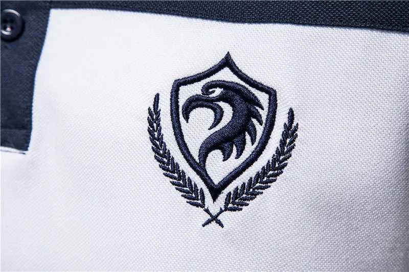 

AIOPESON Brand Cotton Polo Shirt Men 2020 New Summer Patchwork Casual Business Short Sleeve Social Mens Polos Mens Clothing