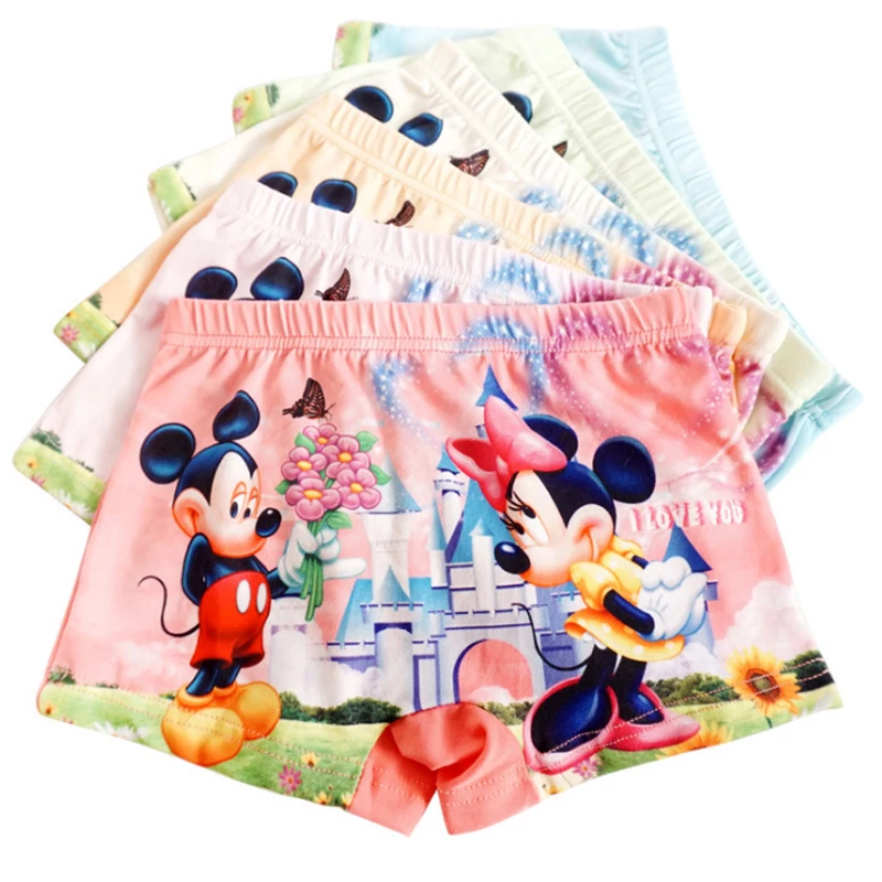 3 шт./лот Милое детское нижнее белье для девочек с рисунком Микки Удобное