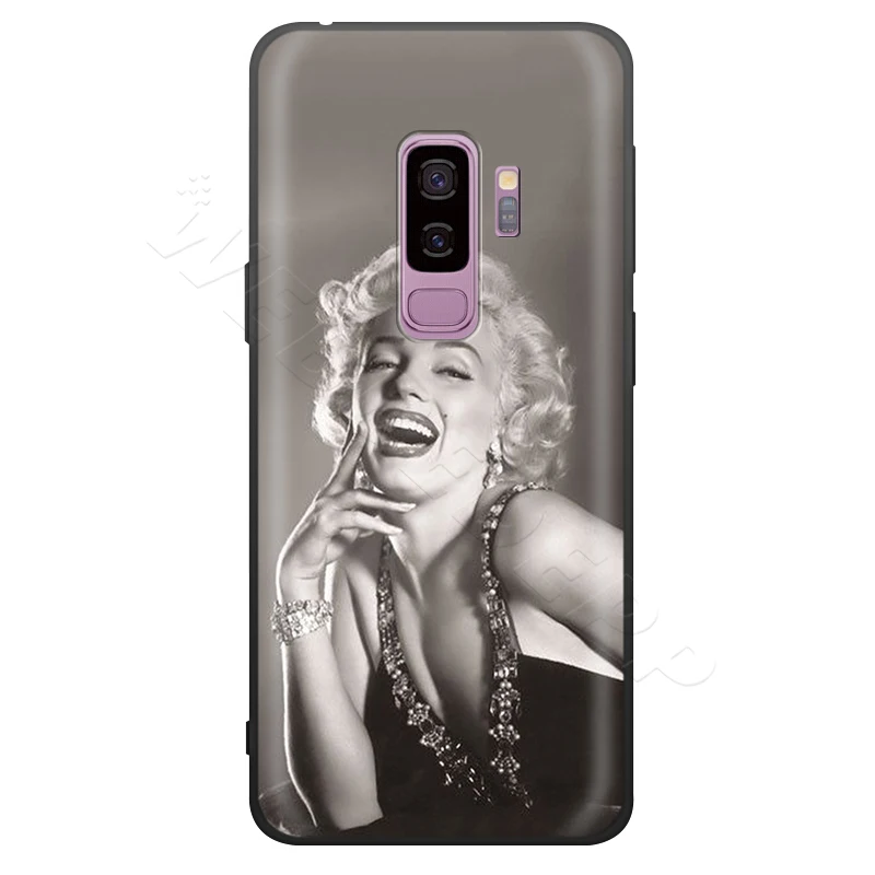Webbedepp Мэрилин Монро Чехол для samsung Galaxy S7 S8 S9 S10 Edge Plus Note 10 8 9 A10 A20 A30 A40 A50 A60 A70