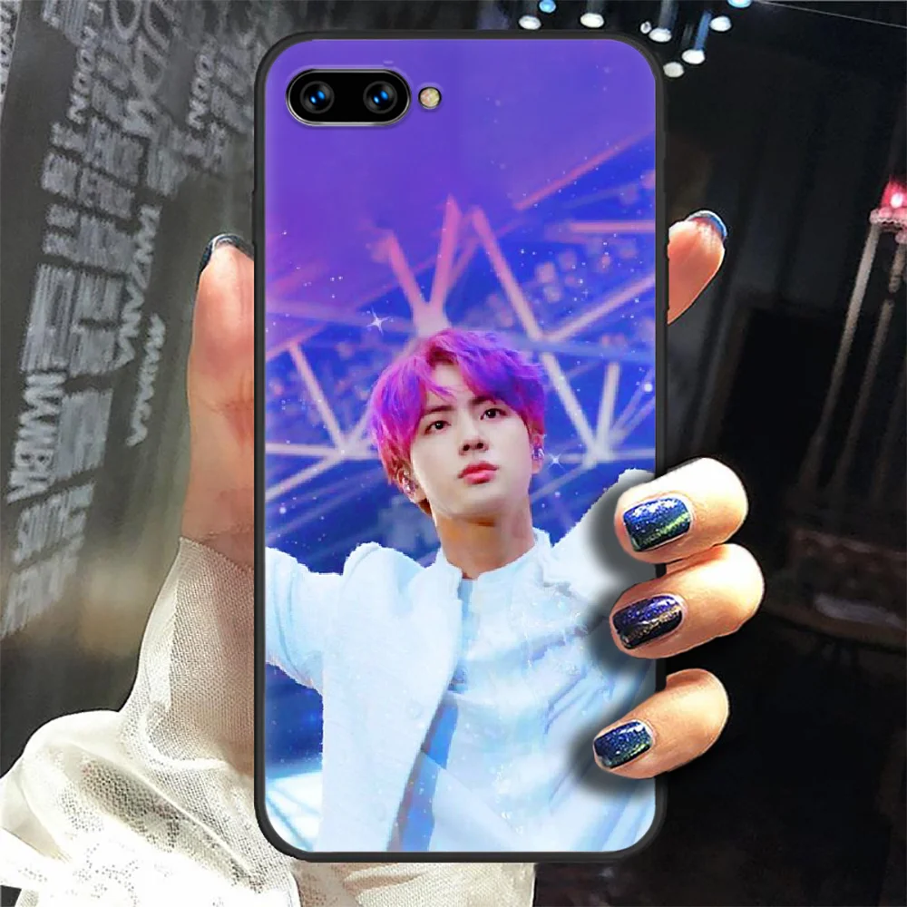 

Bangtan Boys Kim Seok Jin Phone Case Cover Hull For HUAWEI Honor 6A 7A 7C 8 8A 8S 8x 9 9x 10 10i 20 Lite Pro black Waterproof