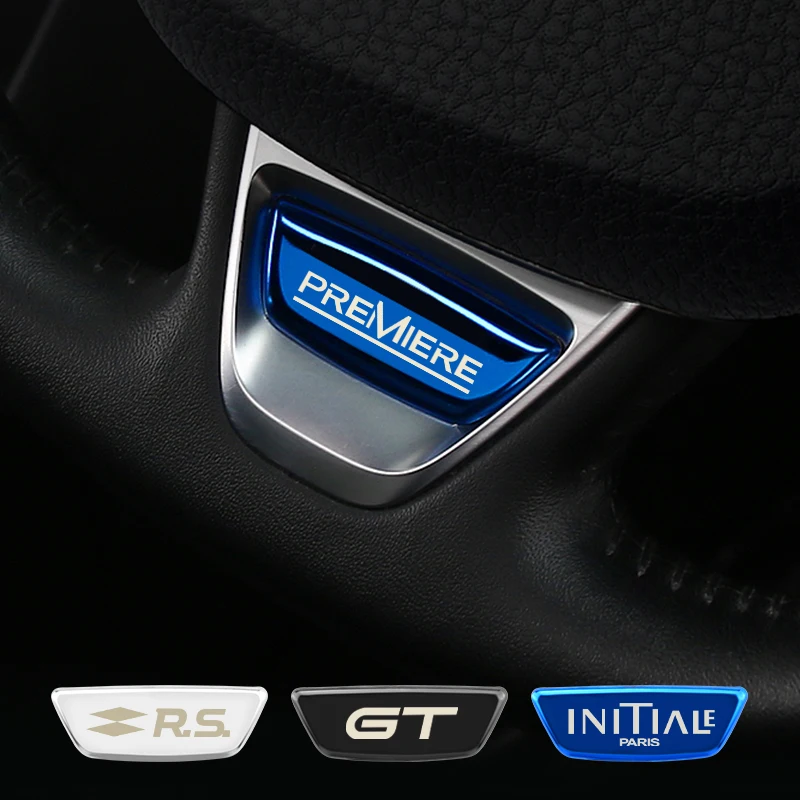 Автомобильный Стайлинг эмблема рулевого колеса для RENAULT MEGANE 4 SCENIC TALISMAN ESCAPE 5 KOLEOS 2017