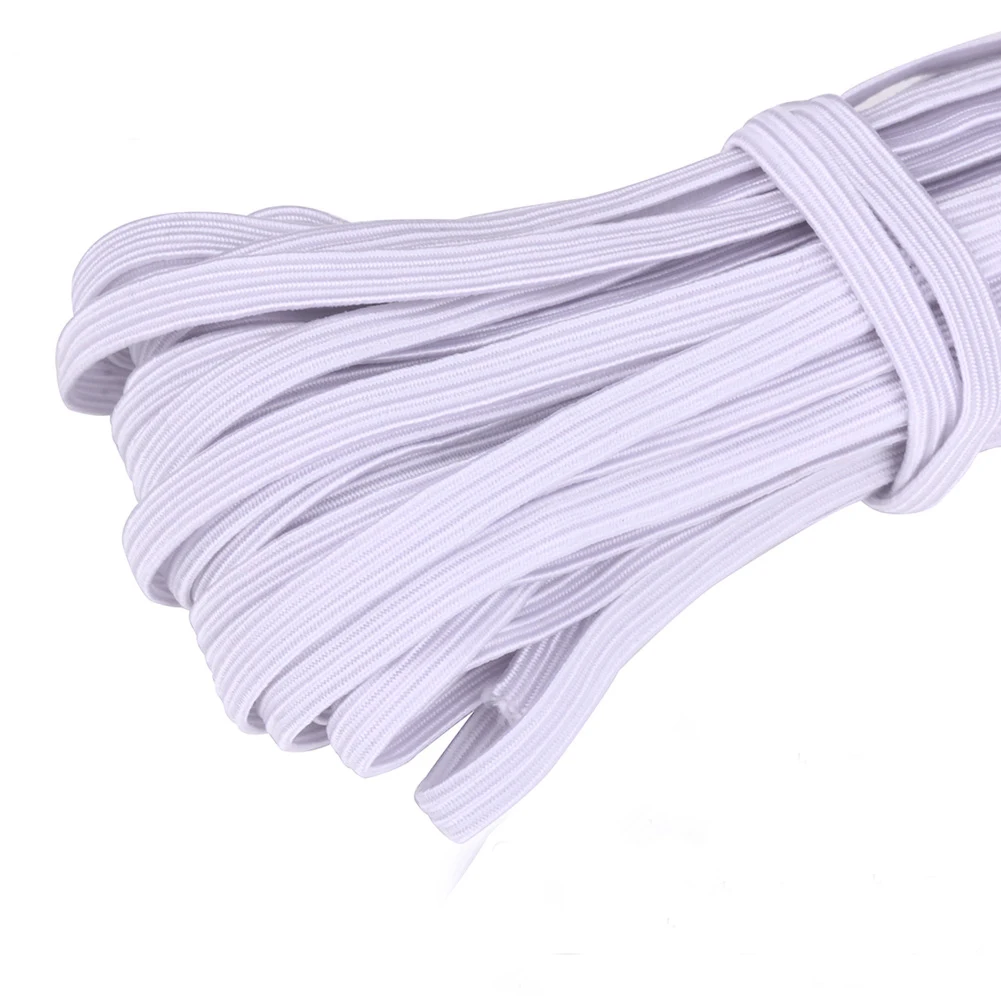 Эластичная лента 6 мм цветная канатная Резиновая 5 м |