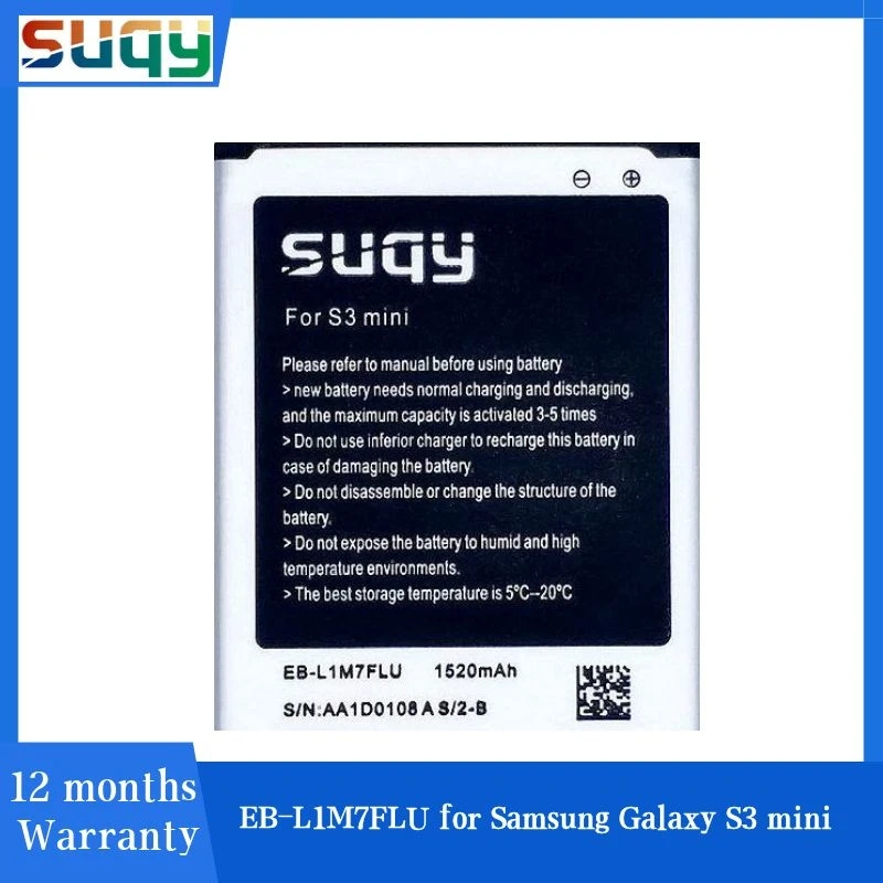 Аккумулятор для Samsung Galaxy S3 Mini EB L1M7FLU I8160 I8190N GT I8190 S7562 G313 аккумуляторные