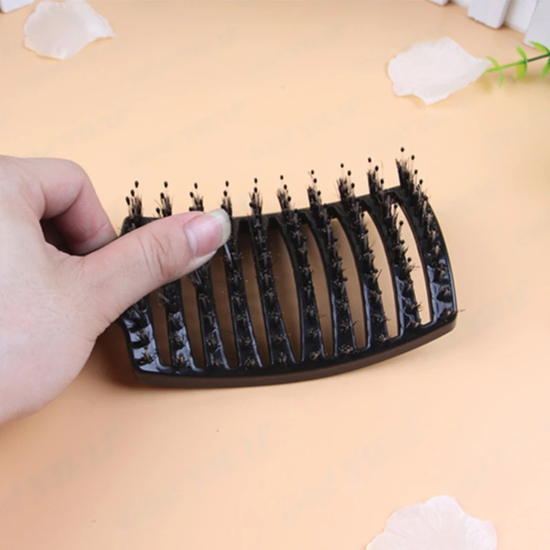 Профессиональная щетка для волос с нейлоновой щетиной расческа массажная