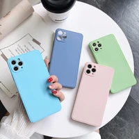 hot silicone tpu phone candy case for iphone 12 11 pro max xsmax xr x iphone12 8 7 6 6s plus se2 xs se 2020 soft case cover