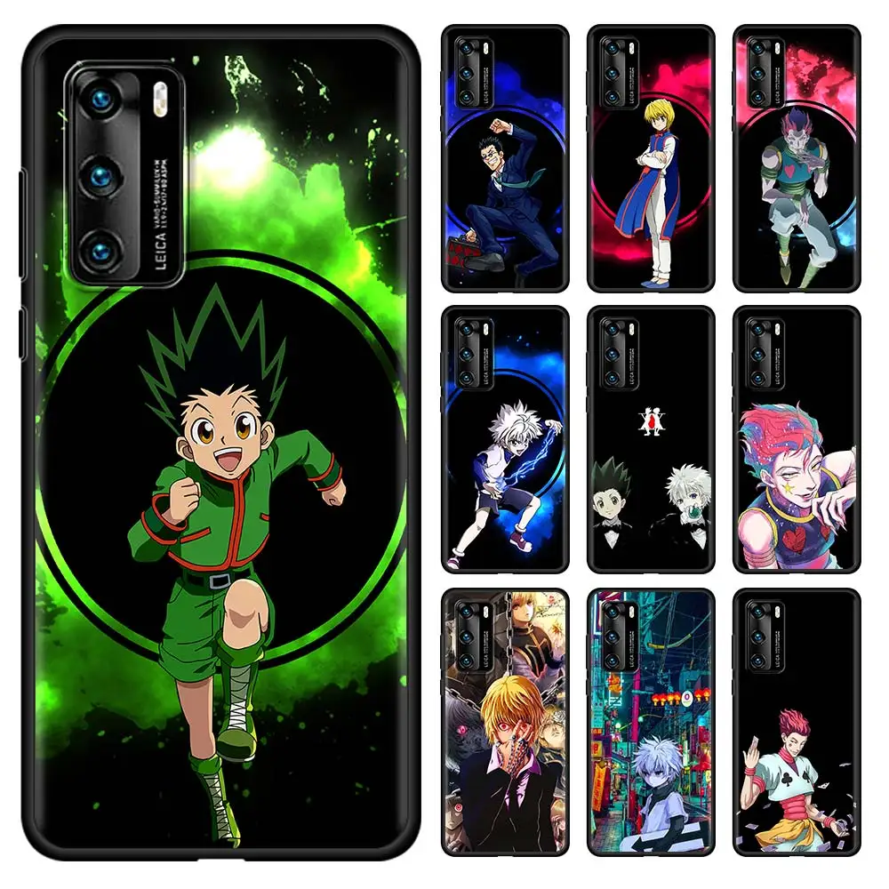 

Anime Hunter X Hunter Smartphone Case For Huawei P30 P40 P20 Pro P10 Lite P Smart Z 2021 2020 2019 Black Cover Soft TPU Capa