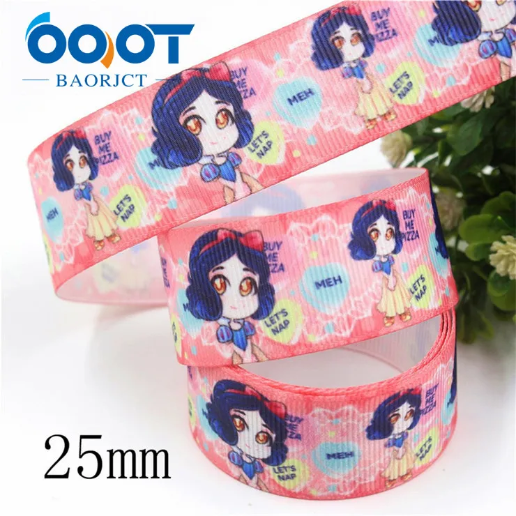 I-19906-2052 OOOT BAORJCT I-19906-2047, 25 мм, 10 ярдов мультфильм тепловой передачи печатных корсажные ленты, лук крышка DIY аксессуары украшения - Цвет: I-19906-2052