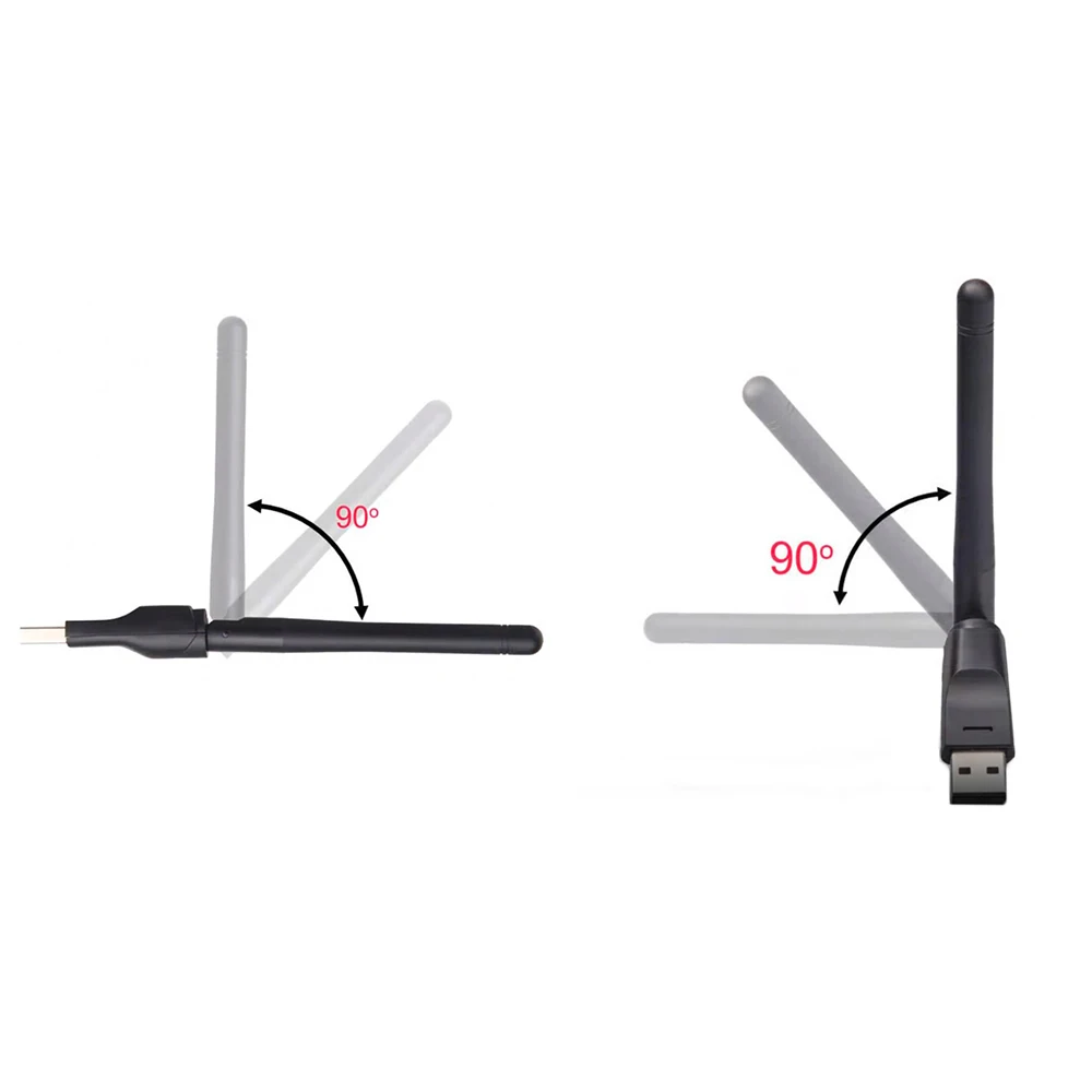 Новый MT7601 WiFi адаптер 150 Мбит/с 2 4 ГГц 802 11/b/g/n USB2.0 вращающийся USB антенна 7601 |