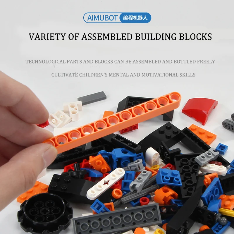 Mould King Moc Rc Intelligent Programming Robot Model Building Blocks High-Tech Educational Assembly Bricks Toys Gifts For Kids | Игрушки и