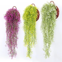 120cm simulation jinzhong liuren fake flower silk flower rattan hanging wreath plant family garden wedding decoration