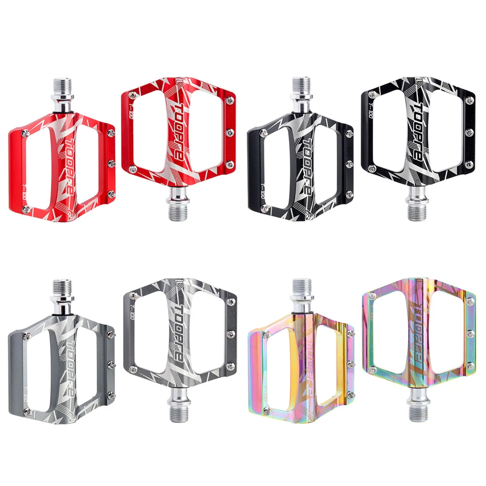 

TOOPRE Bicycle Bearing Pedal Non-slip Super light 268g Mountain Bike Folding Bike Aluminum Alloy Pedal Bike Pedals Platform Flat