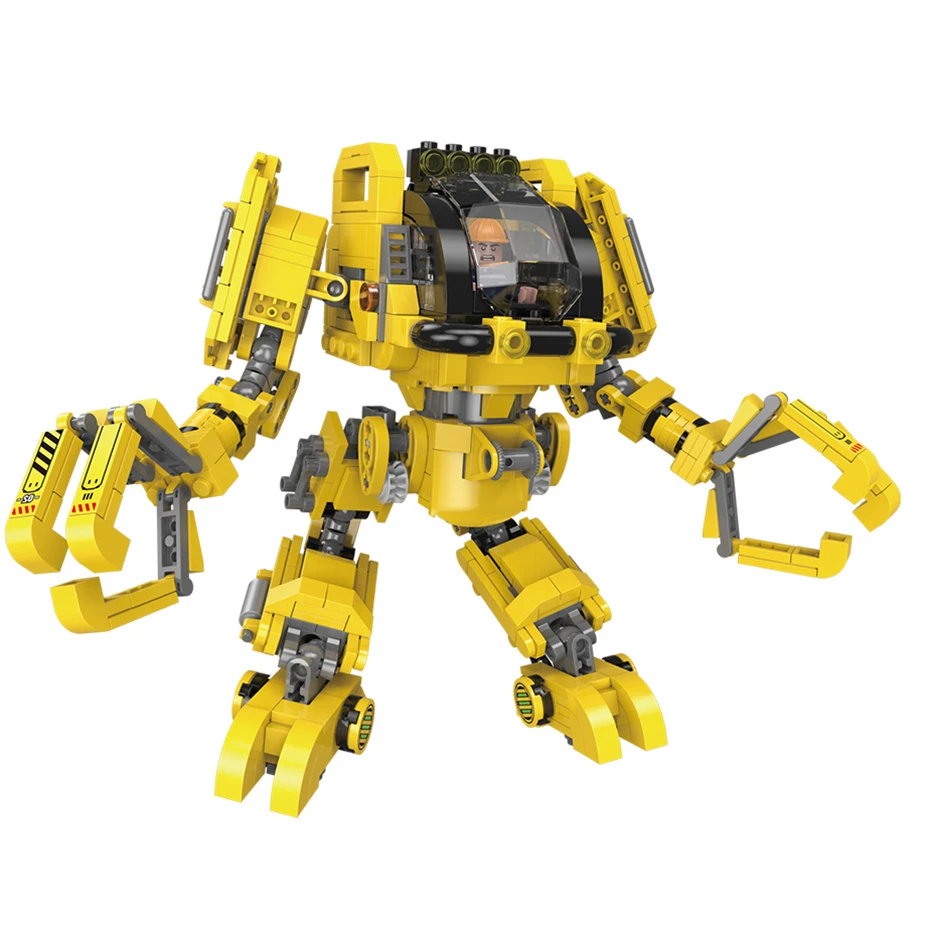 

XINGBAO 20001 779PCS Age Of Armor Series 2 in 1 Deformation Robot And Engineering Truck Sets Building Blocks MOC Bricks Gifts