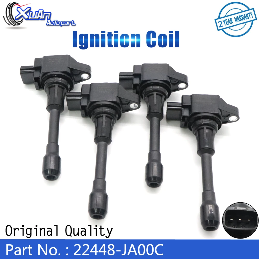 Катушка зажигания XUAN 22448 JA00C для Nissan Cube Altima Rogue Sentra X Trail Tiida Pathfinder NV200 Versa Infiniti QX60 FX50