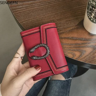 

2020 New Purse Wallet Women's Genuine Leather Credit Card Business Card Holder Card Zipper Card Wallet