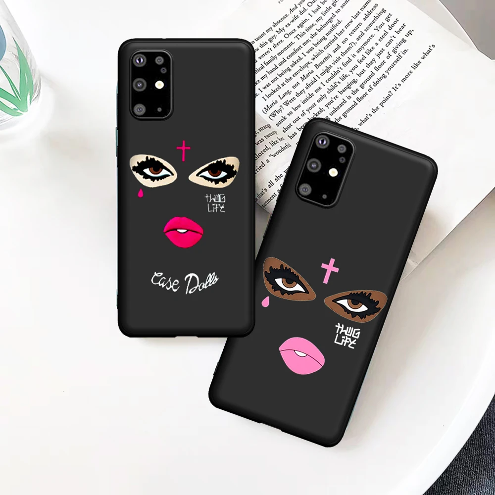 

Masked Goon Thug Life Teared Girl Jesus Christian Cross for Samsung Galaxy S7 Edge S8 S9 S10 S20 Note 8 9 10 Plus Phone Case