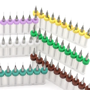 0,1 мм0,2 мм0,3 мм0,4 мм0,5 мм0,6 мм0,7 мм0,8 мм0,9 мм1,0 мм PCB сверло Вольфрамовая сталь для Beeswa CNC Micro Mini Twist дрель