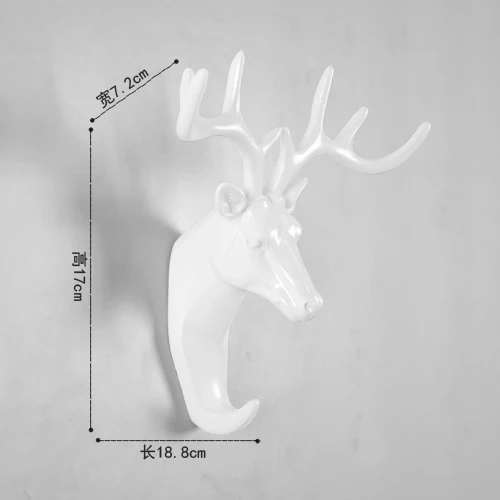Новинка, Лидер продаж, Модный Резиновый 3D подвесной крючок с животными, креативный настенный крючок, подарок, украшение для дома, полимерные крючки для гостиной - Цвет: B