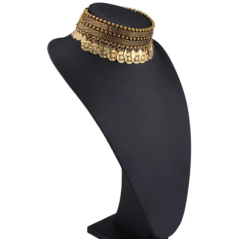 Винтажное ожерелье HYSECMAO с монетами в стиле бохо для женщин ожерелья и подвески