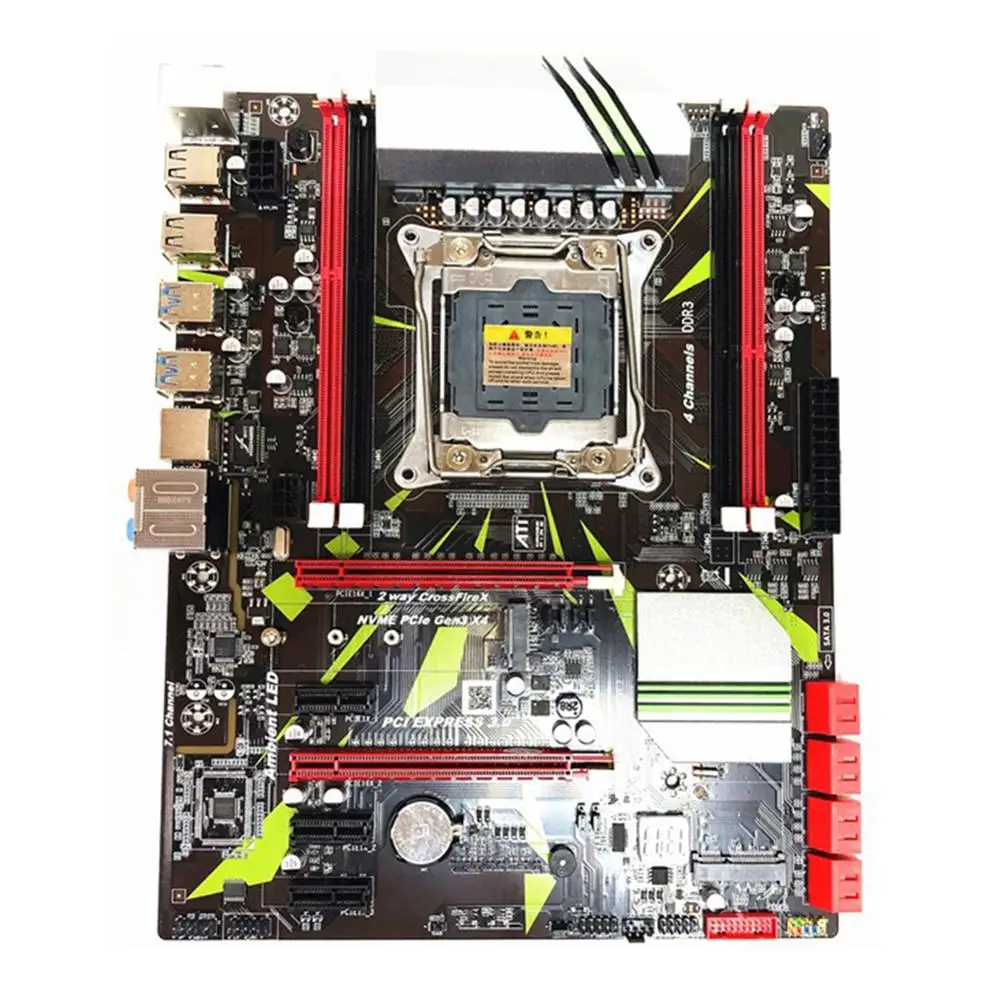 X99 материнская плата LGA 2011-3 DDR3 4 канала 64G REG ECC память SATA III USB 3,0 для Intel LGA 2011-V3 Xeon материнская плата 2011 V3