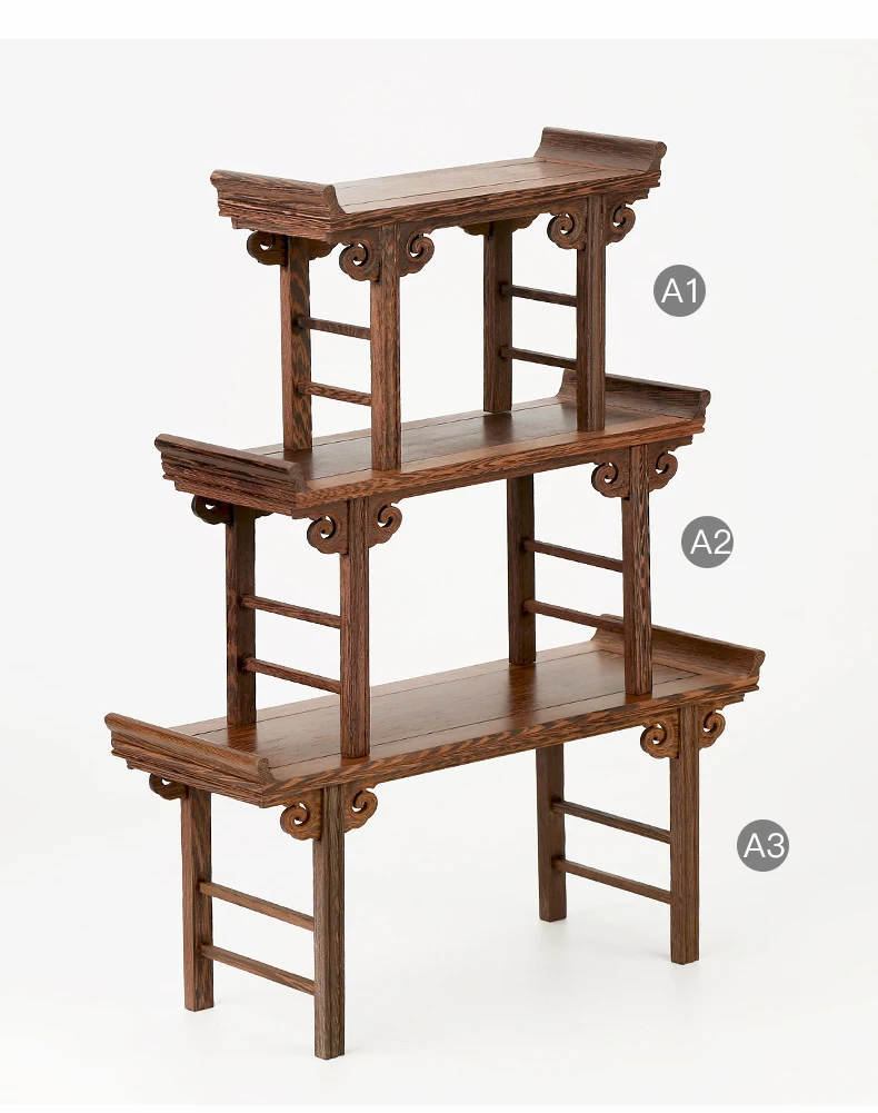 Недорогой Китайский низкий чайный столик из красного дерева Маленькая