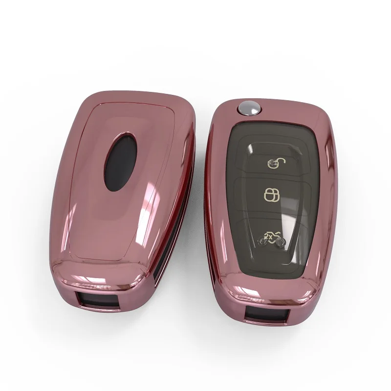 Чехол для автомобильного ключа новый TPU Ford Ranger C Max S Focus Galaxy Mondeo Transit Tourneo заказной