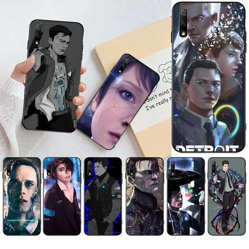 

YJZFDYRM Detroit Become Human DBH Soft Silicone Black Phone Case for Huawei Honor 30 20 10 9 8 8x 8c v30 Lite view pro