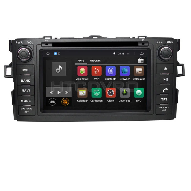 YMODVHT 7 дюймов 4G Восьмиядерный Android 9 0 1 Автомобильный DVD плеер для Toyota Auris/Corolla