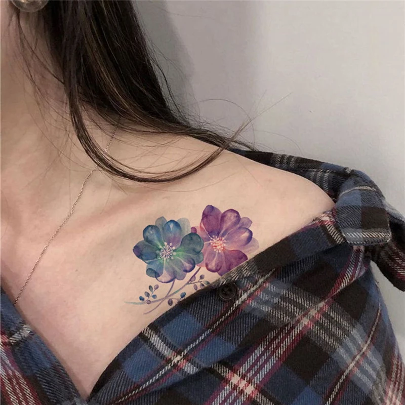 Temporary Sexy Tattoo Stickers, Small Fresh Cute Animal False Tattoos, Male And Female Arms, Legs And Ankles, Waterproof