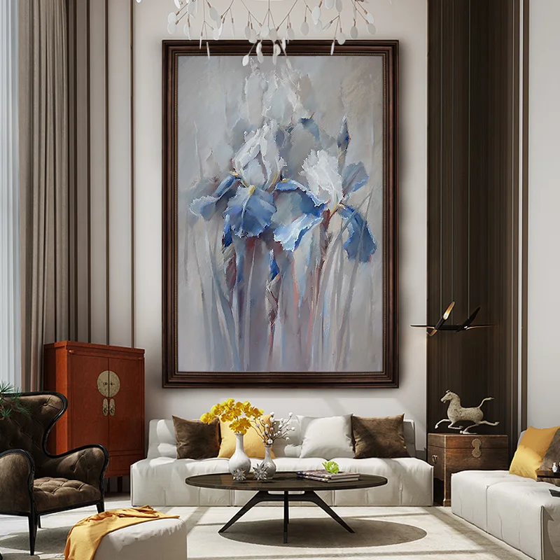 Ручная роспись маслом Декоративная живопись скандинавский большой светильник