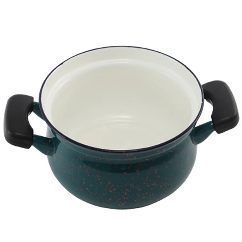 Многофункциональная суповая кастрюля эмалированная с закаленной эмалью