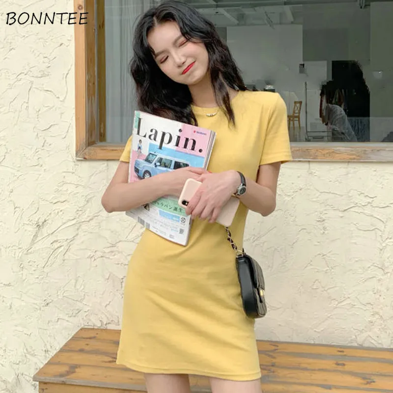 

Женское облегающее платье-мини, однотонное, сексуальное, повседневное, простое, большого размера 2XL