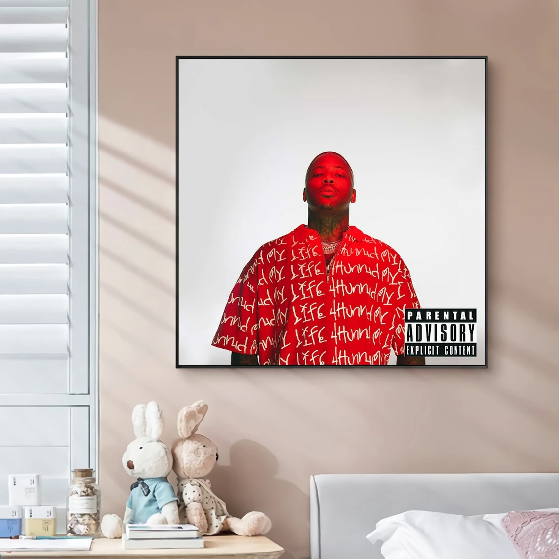 YG - My Life 4 хуннид музыкальный альбом Холст плакат хип-хоп рэпер Поп-музыка звезда настенная живопись художественное украшение (без рамки)